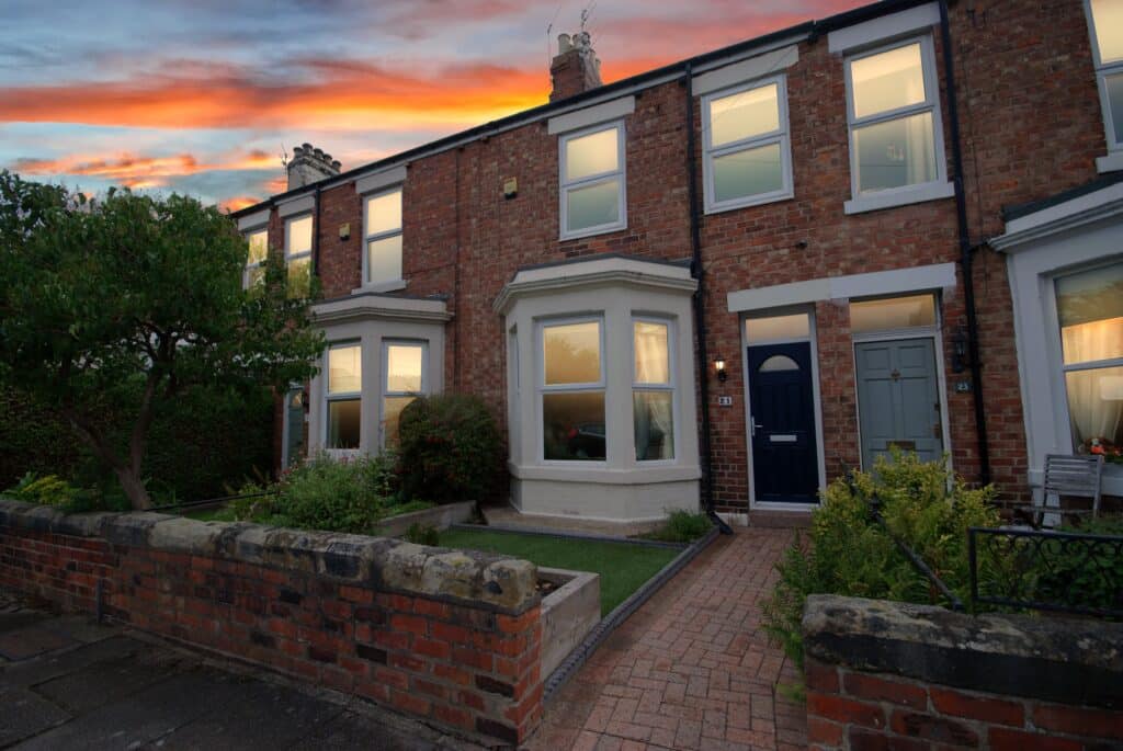 4 BEDROOM TERRACED HOUSE ON WOLSINGHAM ROAD, GOSFORTH
